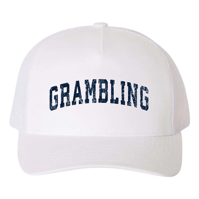 Grambling Louisiana La Vintage Sports Design Yupoong Adult 5-Panel Trucker Hat