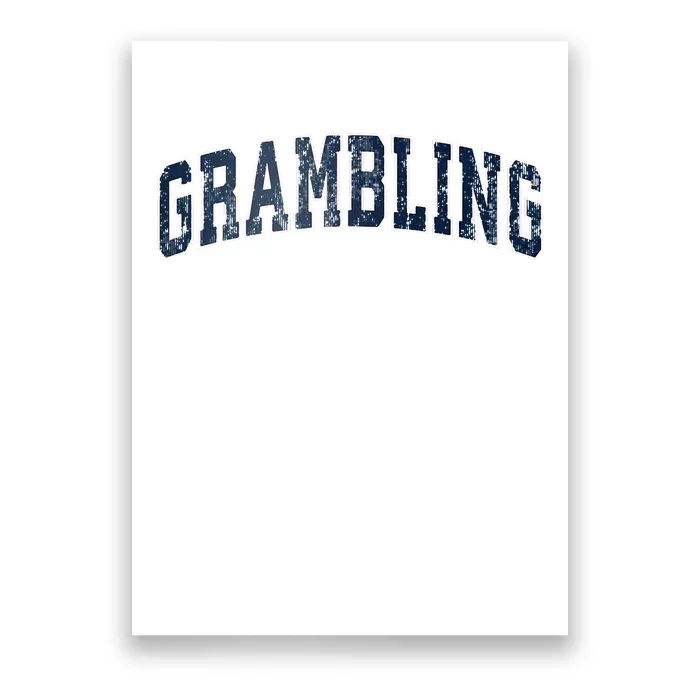 Grambling Louisiana La Vintage Sports Design Poster