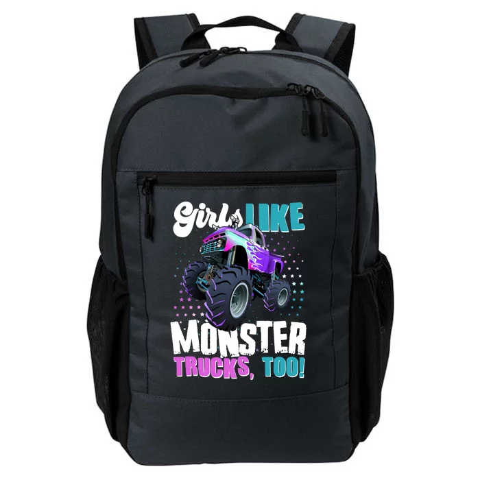 Girls Like Monster Trucks Too! Daily Commute Backpack