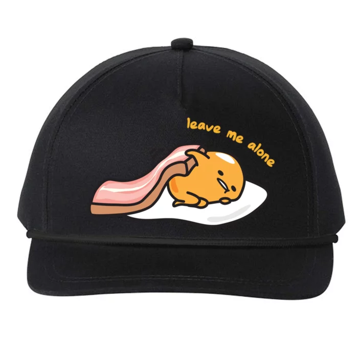 Gudetama Leave Me Alone Bacon Blanket Gift Snapback Five-Panel Rope Hat