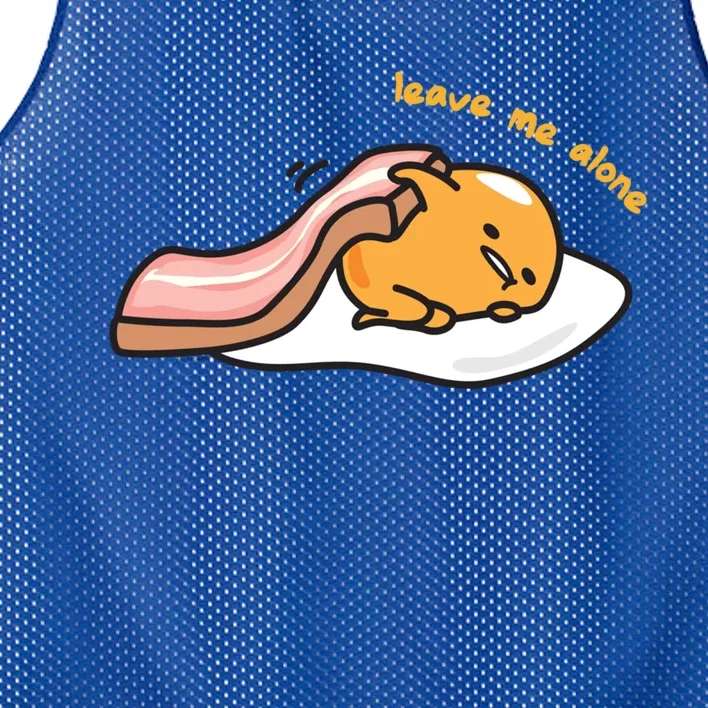 Gudetama Leave Me Alone Bacon Blanket Gift Mesh Reversible Basketball Jersey Tank