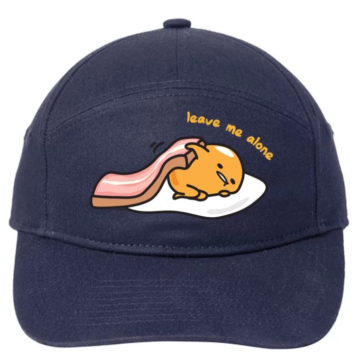 Gudetama Leave Me Alone Bacon Blanket Gift 7-Panel Snapback Hat