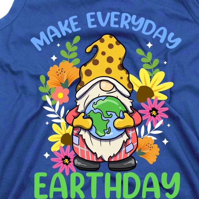 Gnome Lovers Make Everyday Earth Day Graphic Novelty Family Great Gift Tank Top