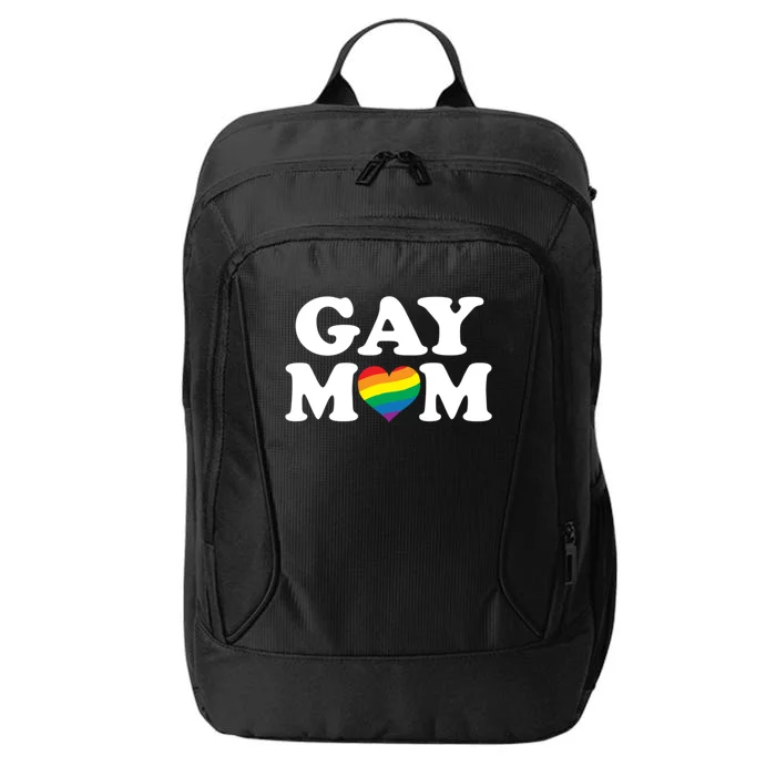 Gay Lesbian Mom Cute Fashion Rainbow Graphic Gift City Backpack