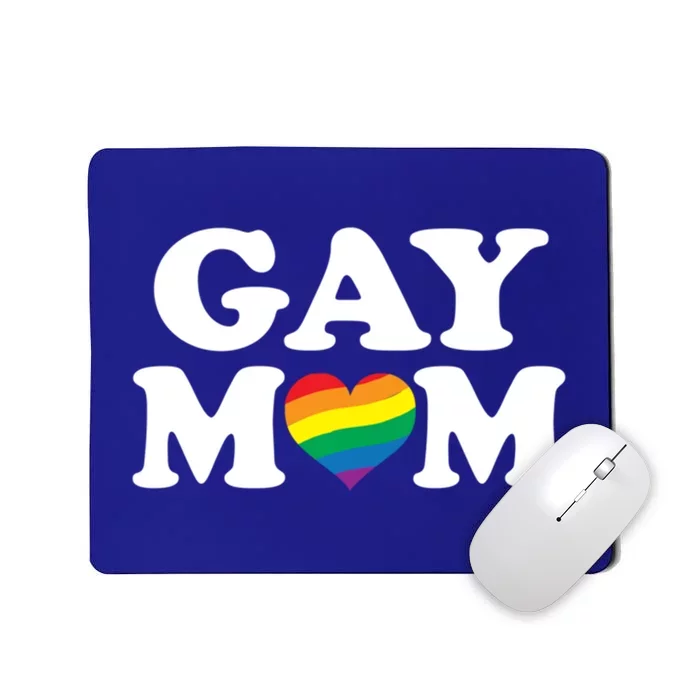 Gay Lesbian Mom Cute Fashion Rainbow Graphic Gift Mousepad