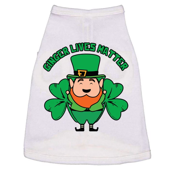 Ginger Lives Matter Funny St Patricks Day Doggie Tank