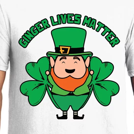 Ginger Lives Matter Funny St Patricks Day Pajama Set