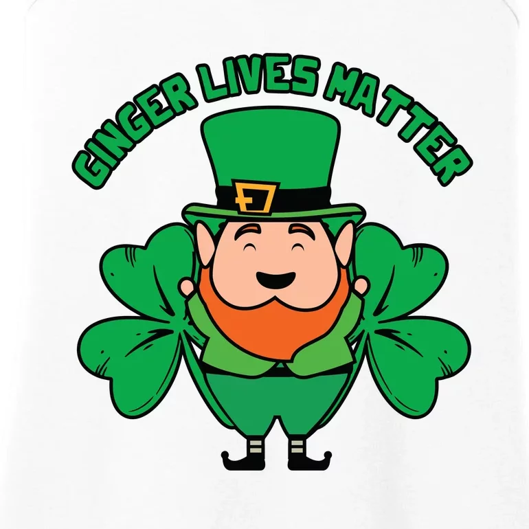 Ginger Lives Matter Funny St Patricks Day Ladies Essential Tank