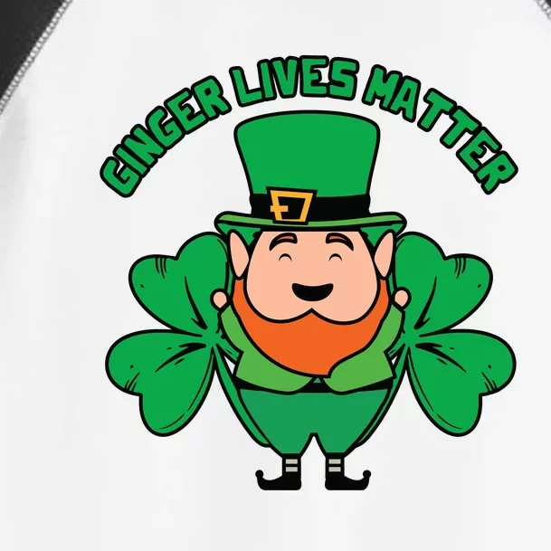 Ginger Lives Matter Funny St Patricks Day Toddler Fine Jersey T-Shirt