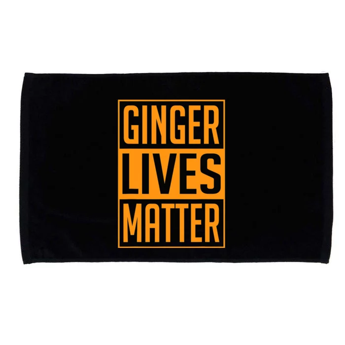 Ginger Lives Matter St Patricks Day Red Headed Men Women Tee Microfiber Hand Towel