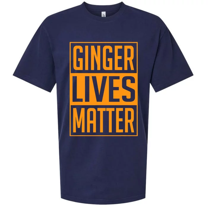 Ginger Lives Matter St Patricks Day Red Headed Men Women Tee Sueded Cloud Jersey T-Shirt