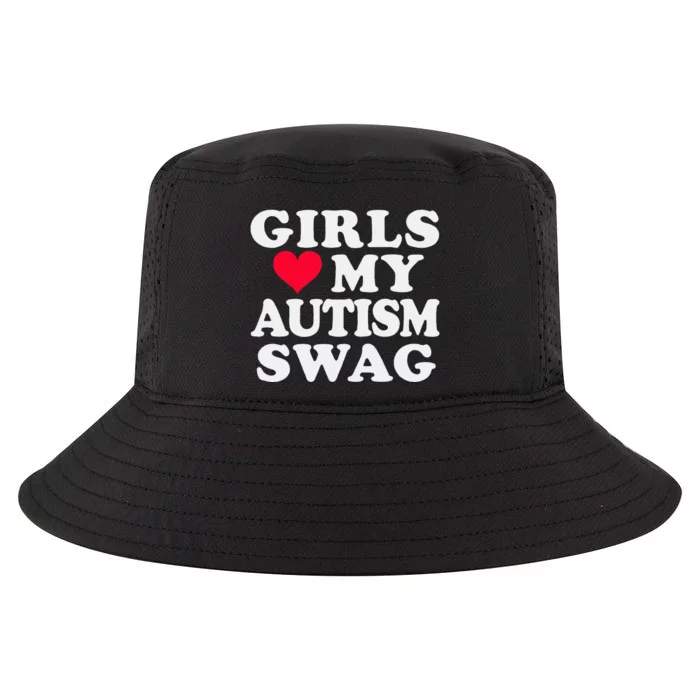 Girl Love My Autism Swag Funny Autistic Boy Awareness Cool Comfort Performance Bucket Hat