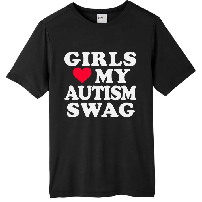 Girl Love My Autism Swag Funny Autistic Boy Awareness ChromaSoft Performance T-Shirt