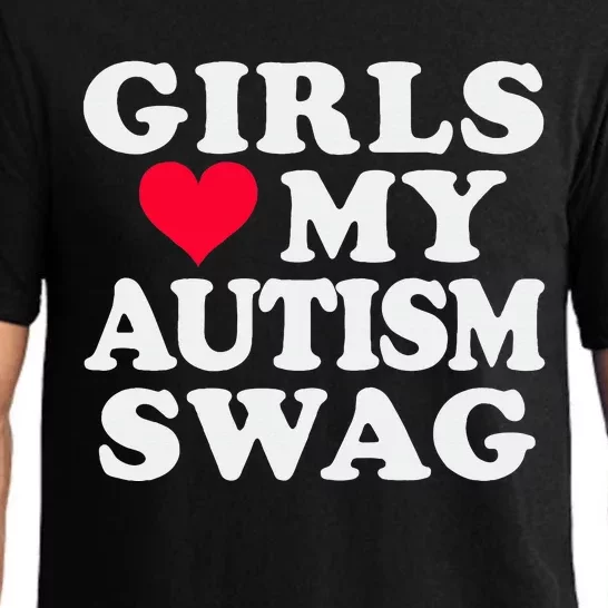 Girl Love My Autism Swag Funny Autistic Boy Awareness Pajama Set