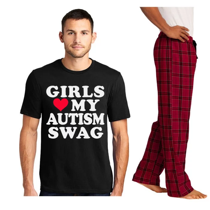 Girl Love My Autism Swag Funny Autistic Boy Awareness Pajama Set