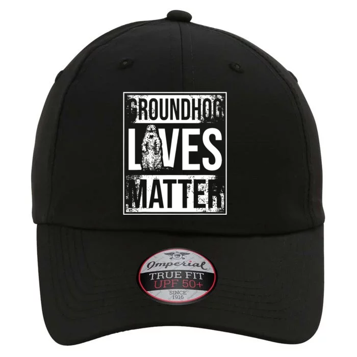 Groundhog Lives Matter Funny Woodchuck Groundhog Day The Original Performance Cap