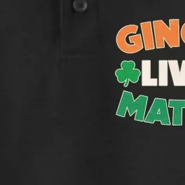 Ginger Lives Matter Dry Zone Grid Performance Polo