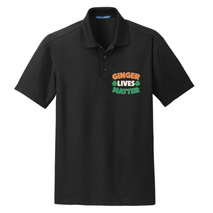 Ginger Lives Matter Dry Zone Grid Performance Polo