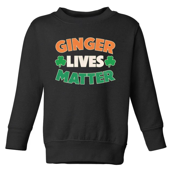 Ginger Lives Matter Toddler Sweatshirt