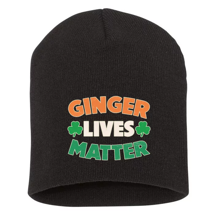 Ginger Lives Matter Short Acrylic Beanie