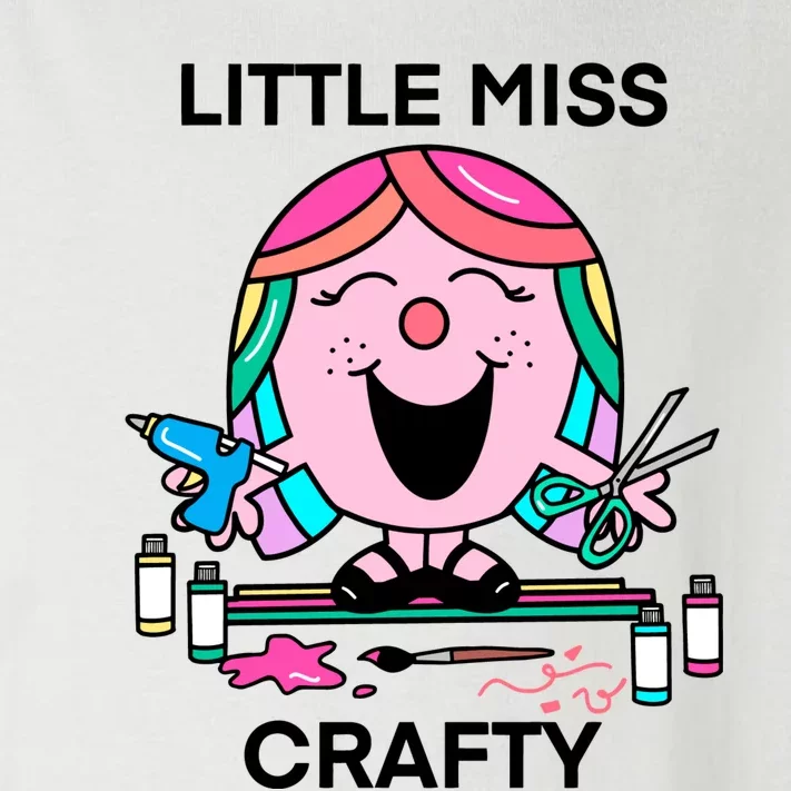 Groovy Little Miss Crafty Teacher Toddler Long Sleeve Shirt