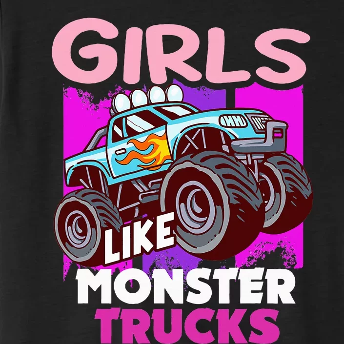 G.I.R.L.S Like Monster Truck Big Style Truck ChromaSoft Performance T-Shirt