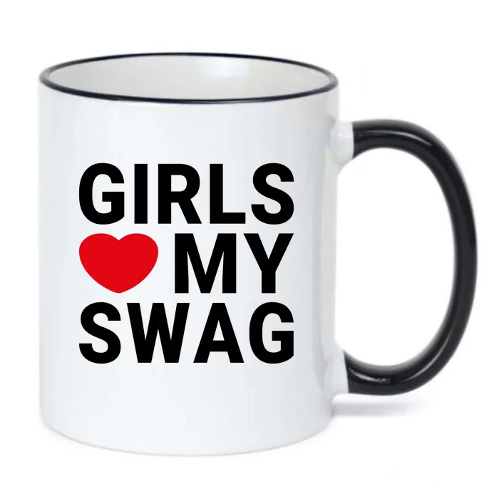 GIRLS LOVE MY SWAG Black Color Changing Mug