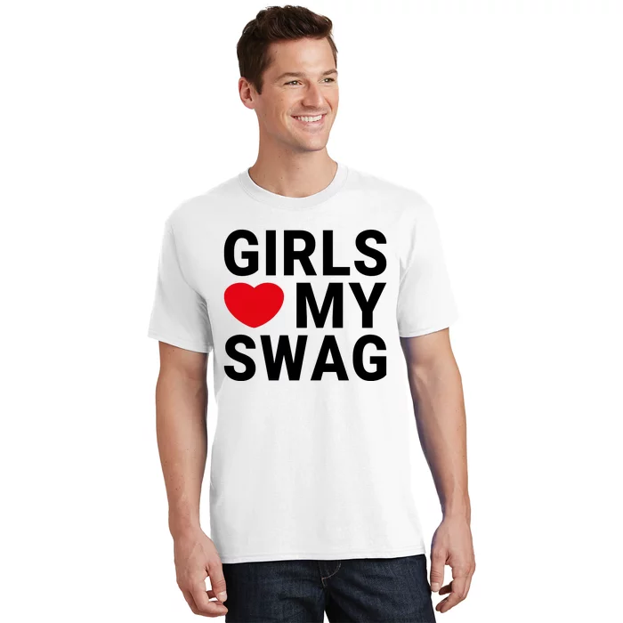 Girls Love Swag Shirt, Shirts Funny Swag Print