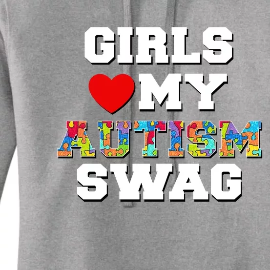 Girl Love My Autism Swag Women's Pullover Hoodie