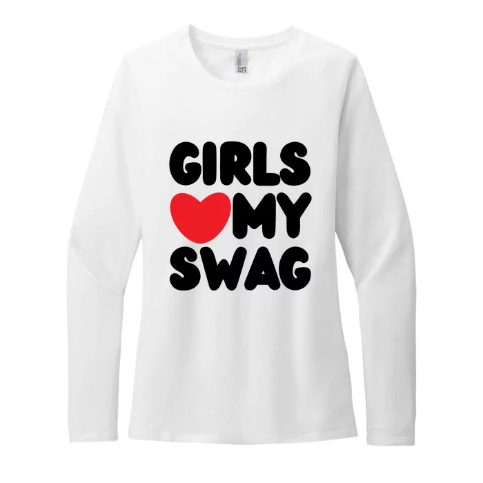 Girls Love My Swag Womens CVC Long Sleeve Shirt