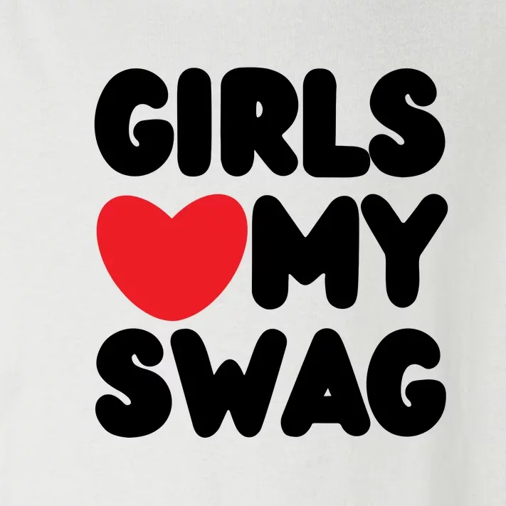 Girls Love My Swag Toddler Long Sleeve Shirt