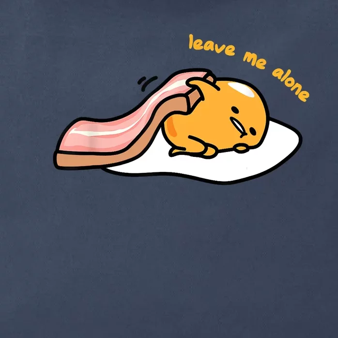 Gudetama Leave Me Alone Zip Tote Bag