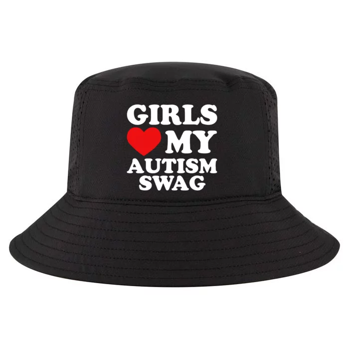 Girl Love My Autism Swag Funny Autistic Boy Gift Awareness Cool Comfort Performance Bucket Hat