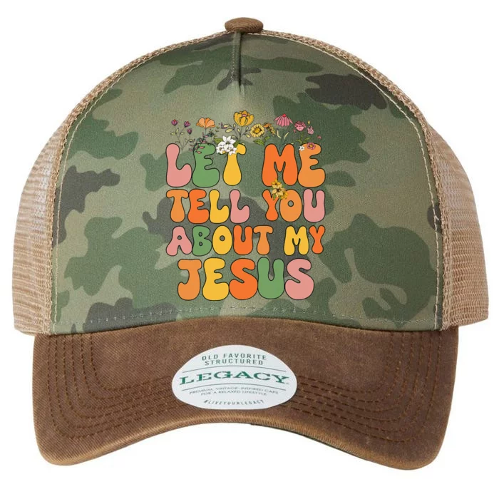 Girl Let Me Tell You About My Jesus Legacy Tie Dye Trucker Hat