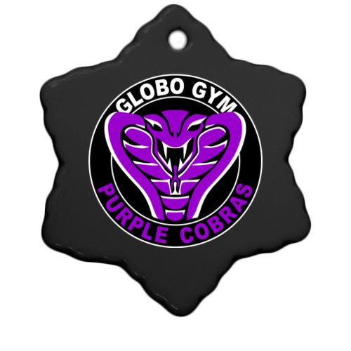 Globo Gym Purple Cobras Gym Christmas Ornament