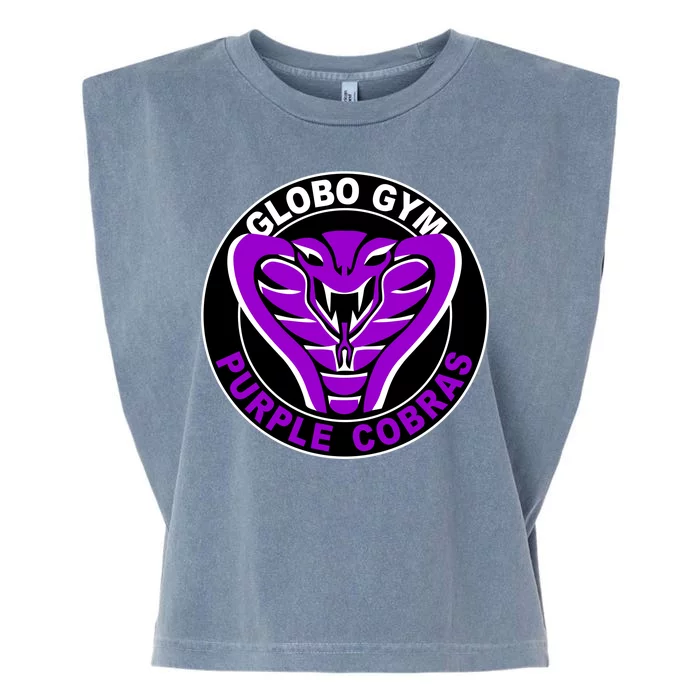 Globo Gym Purple Cobras Gym Garment-Dyed Women's Muscle Tee