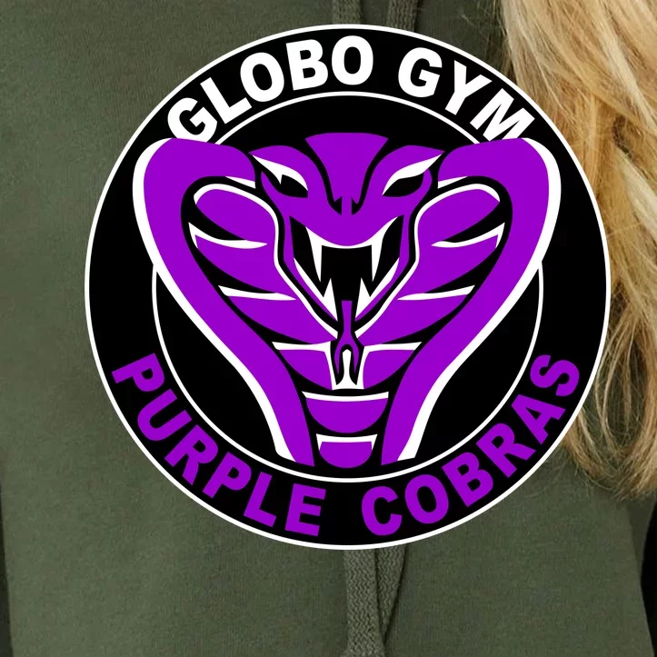 Globo Gym Purple Cobras Gym Crop Top Hoodie