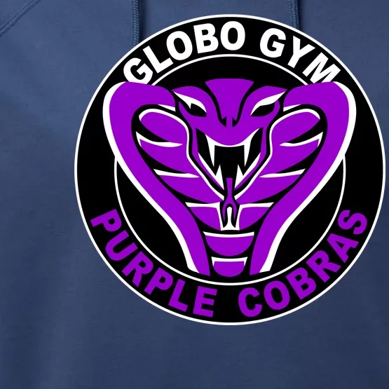 Globo Gym Purple Cobras Gym Performance Fleece Hoodie