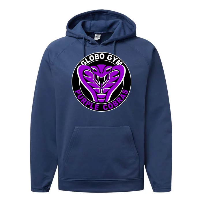 Globo Gym Purple Cobras Gym Performance Fleece Hoodie