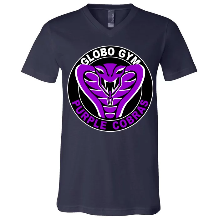 Globo Gym Purple Cobras Gym V-Neck T-Shirt