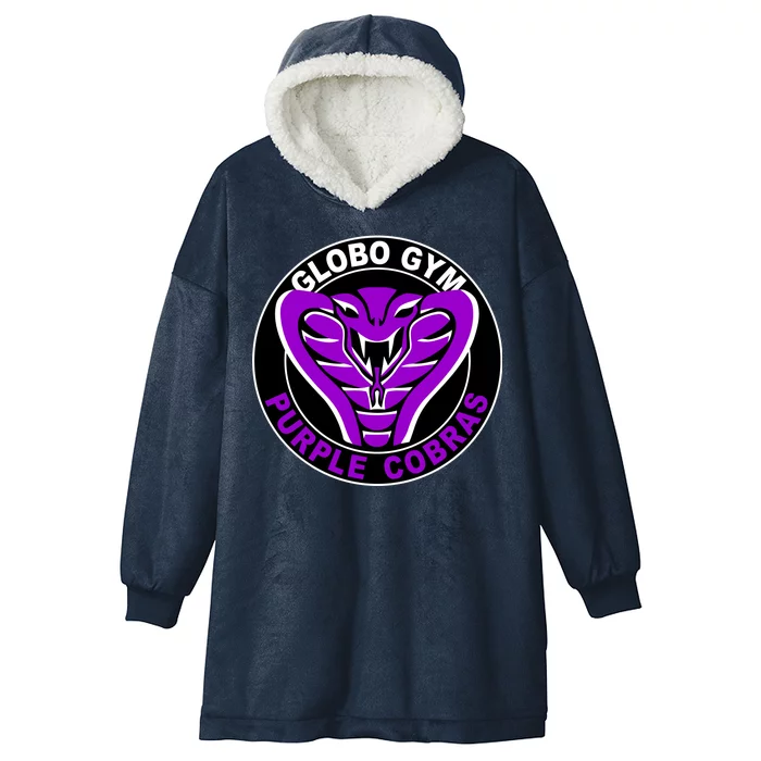 Globo Gym Purple Cobras Gym Hooded Wearable Blanket