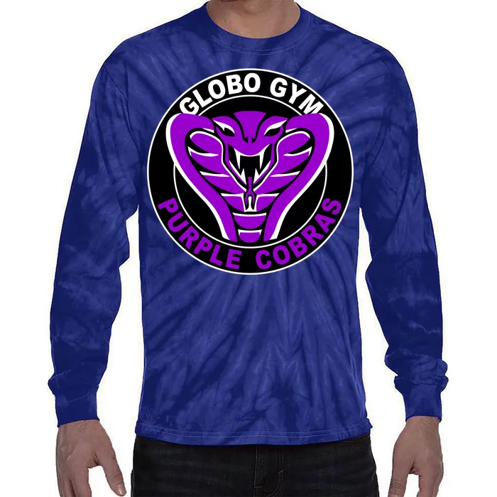 Globo Gym Purple Cobras Gym Tie-Dye Long Sleeve Shirt