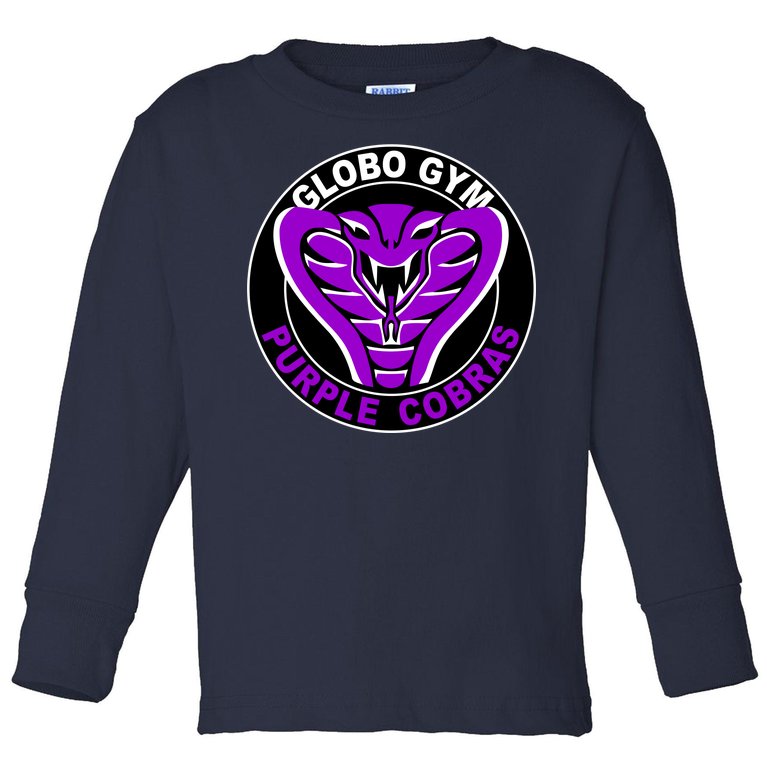 Globo Gym Purple Cobras Gym Toddler Long Sleeve Shirt