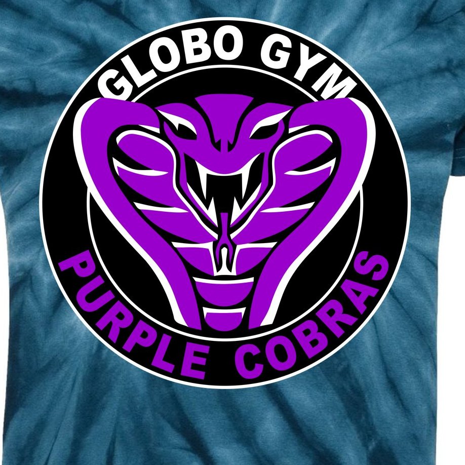 Globo Gym Purple Cobras Gym Kids Tie-Dye T-Shirt