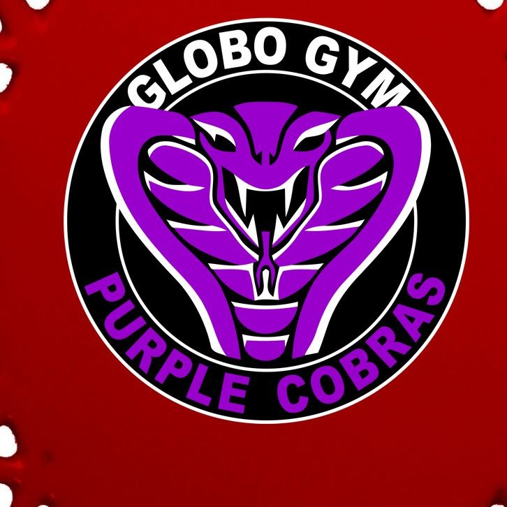 Globo Gym Purple Cobras Gym Oval Ornament