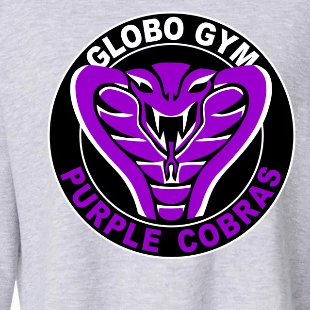 Globo Gym Purple Cobras Gym Cropped Pullover Crew