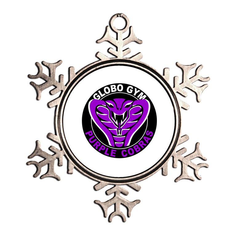 Globo Gym Purple Cobras Gym Metallic Star Ornament
