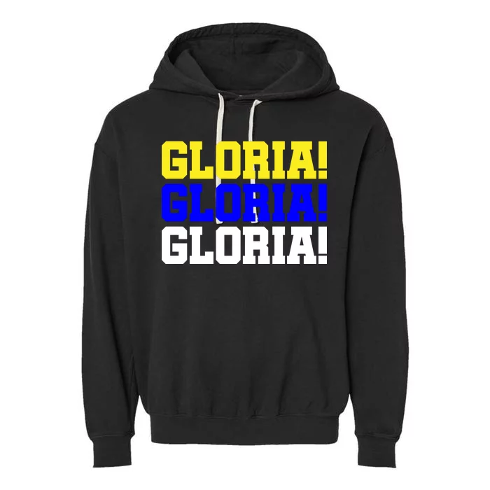 Gloria! Gloria! Gloria! Garment-Dyed Fleece Hoodie