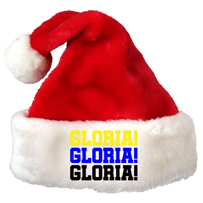 Gloria! Gloria! Gloria! Premium Christmas Santa Hat