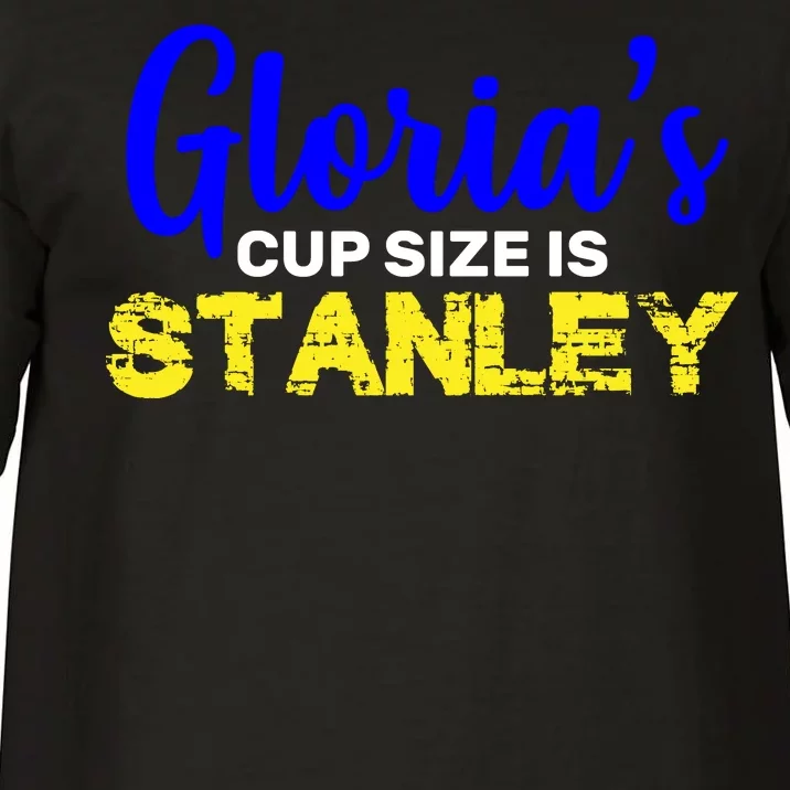 Gloria's Cup size is Stanley Comfort Colors T-Shirt